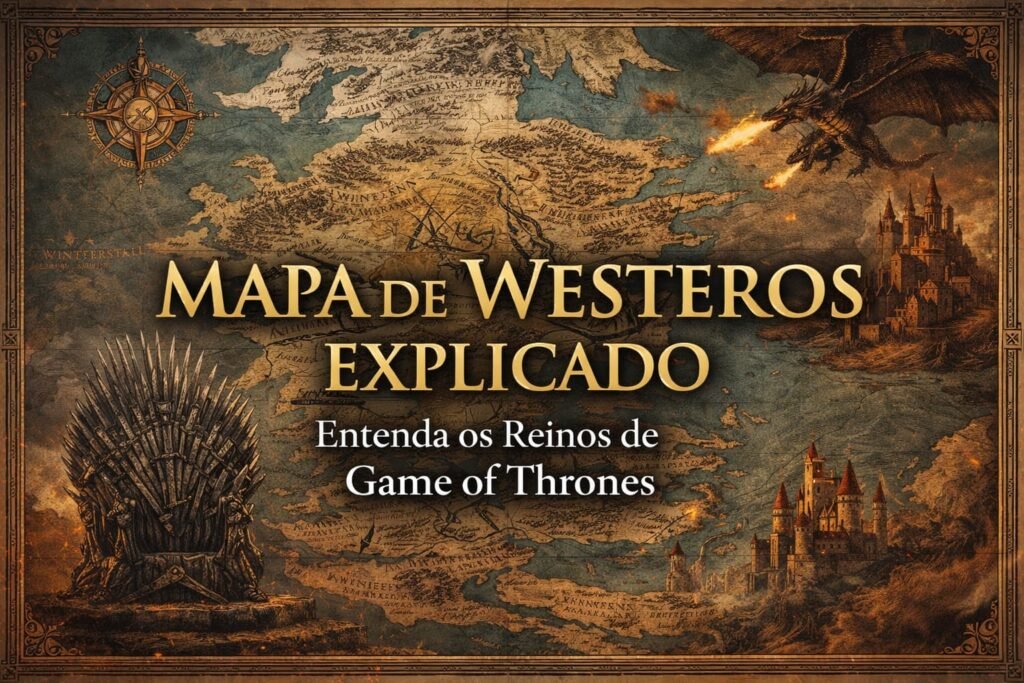 Descubra o mapa de Westeros e entenda os reinos de GOT