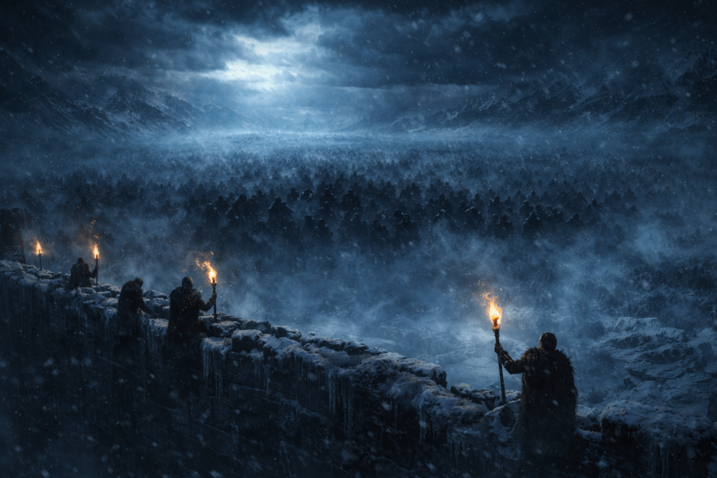 A Longa Noite e o avanço dos caminhantes brancos de Game of Thrones